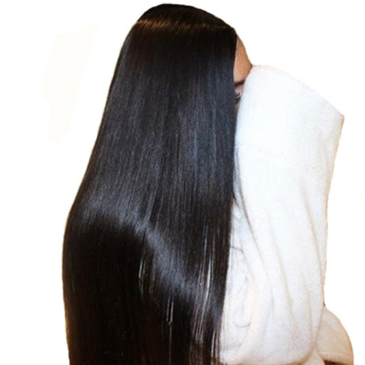 Wig Female Long Straight Hair African Fashion Chemical Fiber Headgear