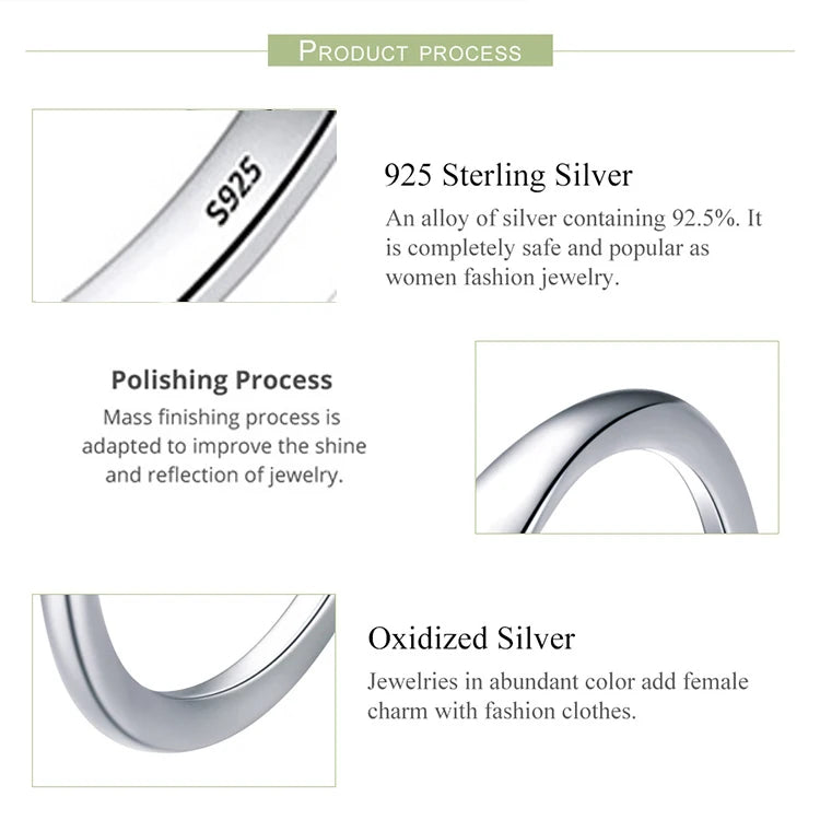 925 Sterling Silver Earrings For Women Trendy Simple Shinning Gold Earring Jewelry Prevent Allergy Party Christmas Accessories