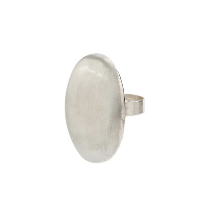 Irregular Chunky Big Geometric Gold Silver Color Rings for Women Men Personality Elastic Rope Connection Finger Rings