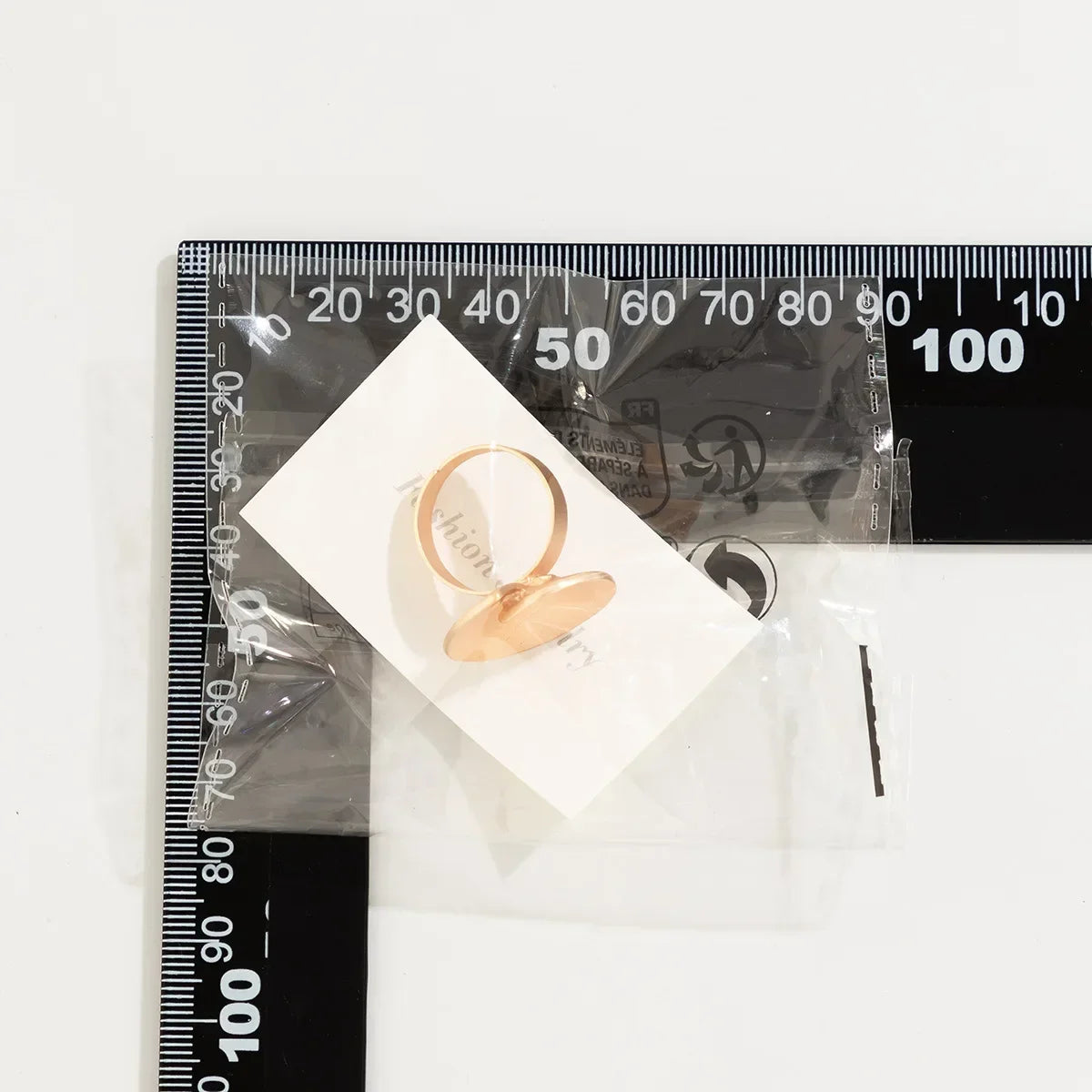 Irregular Chunky Big Geometric Gold Silver Color Rings for Women Men Personality Elastic Rope Connection Finger Rings