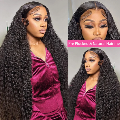 Pre Plucked Deep Wave Curly Wigs