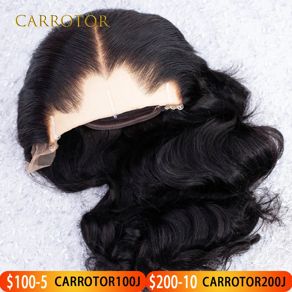 Lagos Hairline Wig 13x4 Invisible Lace Frontal Wig 250 Density Loose Deep Wave Human Hair Glueless Wigs Preplucked For Woman