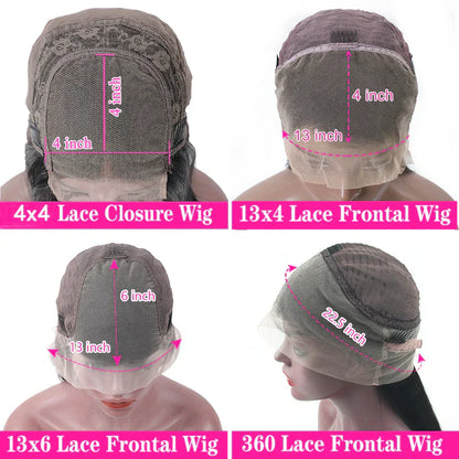 Deep Wave Frontal Curly Wigs