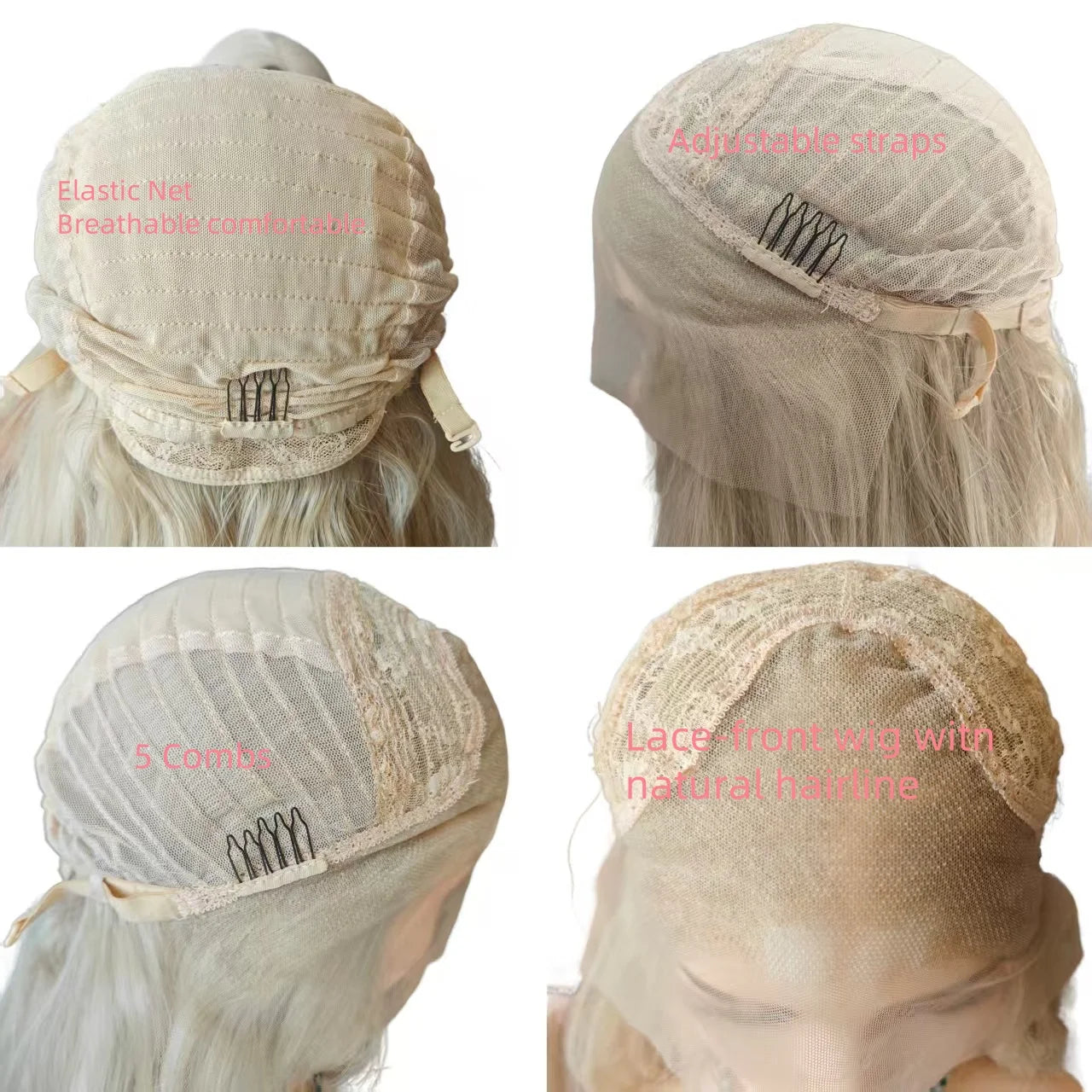 Deep Curly Honey Blonde Wig Short Dark Roots Synthetic Lace Front Wig For Women Daily Use Baby Hair Glueless Wig
