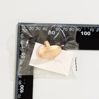 Irregular Chunky Big Geometric Gold Silver Color Rings for Women Men Personality Elastic Rope Connection Finger Rings
