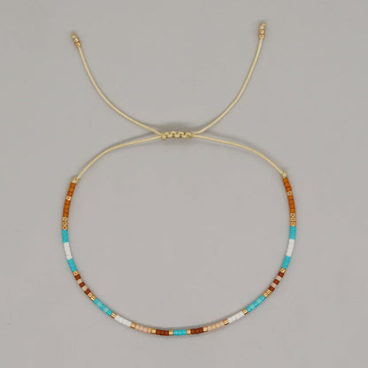 Bohemian Style Colorful Bead Bracelet For Girls