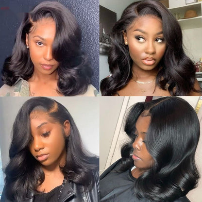 Wig Women's Short Curly Hair Medium Wave Micro Roll Chemical Fiber Full-head Wig