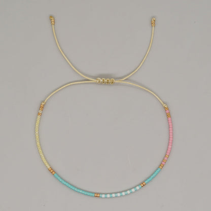 Bohemian Style Colorful Bead Bracelet For Girls